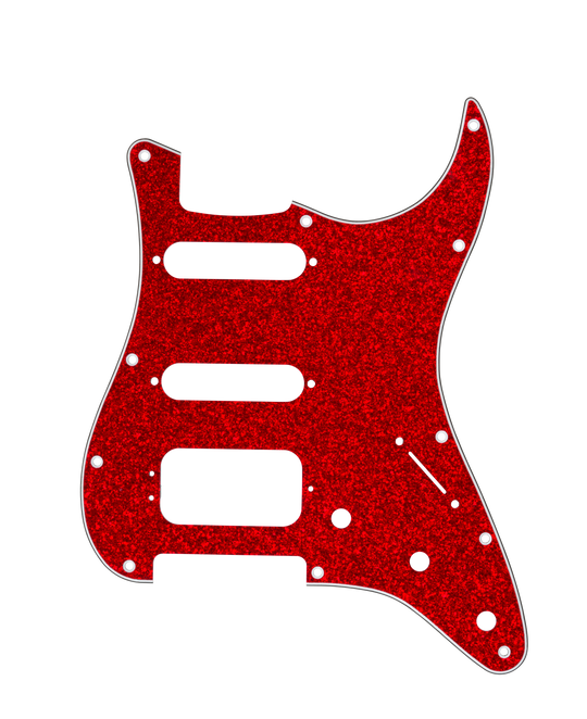 D'Andrea USA Red Sparkle | Strat Pickguard – product image 6