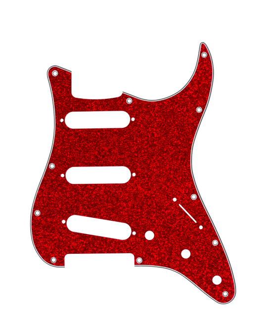 D'Andrea USA Red Sparkle | Strat Pickguard