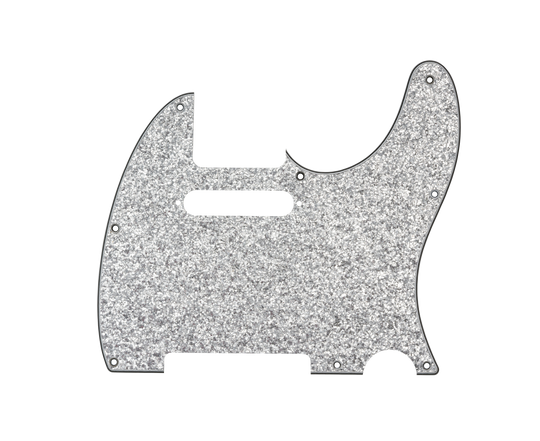 Silver Sparkle | Telecaster Pickguard
