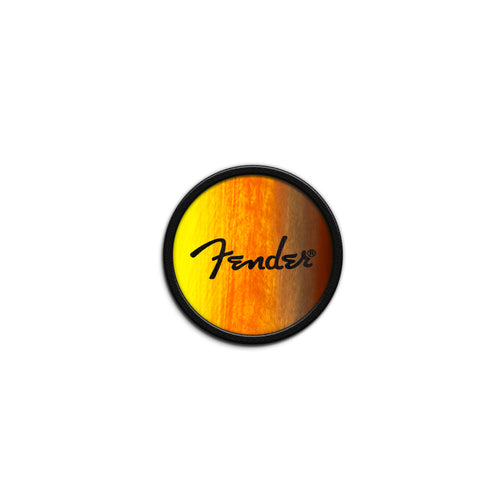 Fender Sunburst Black Spaghetti Logo| Pick Puck 2.0