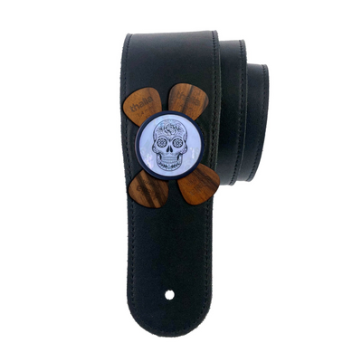 Sugar Skull | Pick Puck Integrated Leather Strap