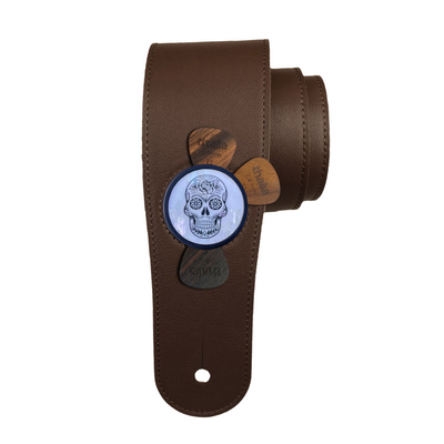 Sugar Skull | Pick Puck Integrated Leather Strap