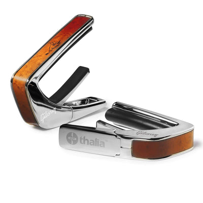 GibsonbyThalia Capo Gibson Hummingbird Sunburst | Capo Chrome / Treble (attach capo from bottom of neck)