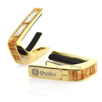 GibsonbyThalia Capo Gibson Split Parallelogram | Capo 24K Gold / Hawaiian Koa