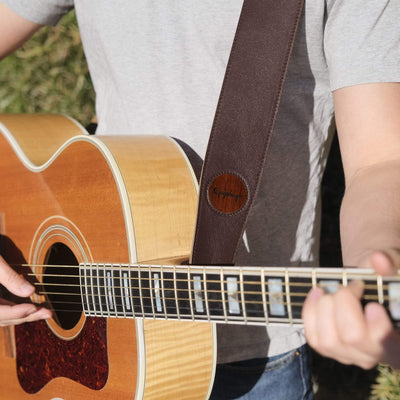 GibsonbyThalia Strap Epiphone Inked Logo Inlay | Italian Leather Strap