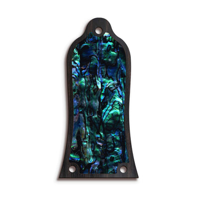 GibsonbyThalia Truss Rod Cover Custom Truss Rod Cover | Shape T10 - Fits Many Epiphone Guitars Blue Abalone / Black Ebony