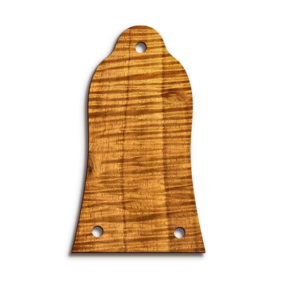 GibsonbyThalia Truss Rod Cover Custom Truss Rod Cover | Shape T11 - Fits Many Epiphone Guitars Just Wood / AAA Curly Koa