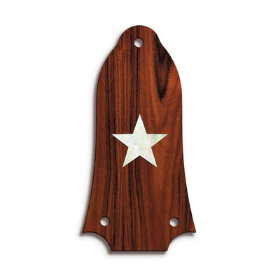 GibsonbyThalia Truss Rod Cover Custom Truss Rod Cover | Shape T6 - Fits Many Epiphone Guitars Pearl Star / Santos Rosewood