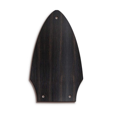 GibsonbyThalia Truss Rod Cover Custom Truss Rod Cover | Shape T8 - Fits Many Gibson Guitars Just Wood / Black Ebony