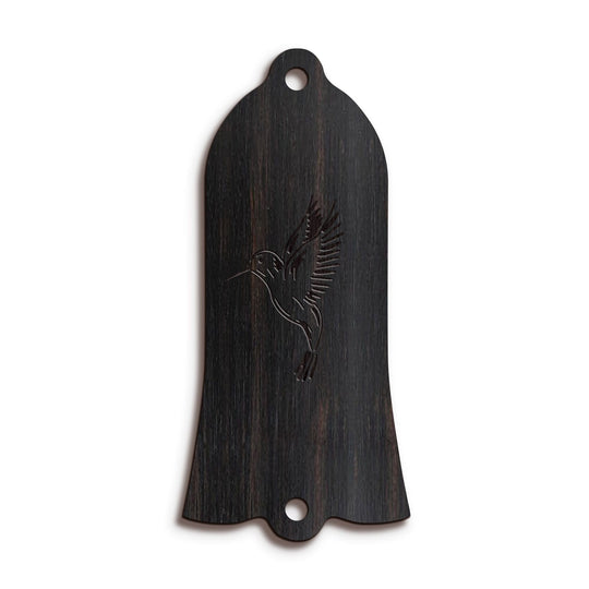 GibsonbyThalia Truss Rod Cover Gibson Truss Rod Cover | Shape T1 - Fits Gibson Guitars Hummingbird / Black Ebony