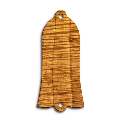 GibsonbyThalia Truss Rod Cover Gibson Truss Rod Cover | Shape T1 - Fits Gibson Guitars Just Wood / AAA Curly Koa