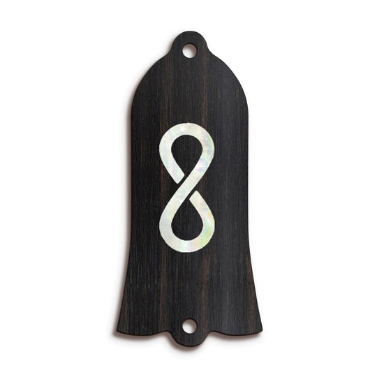 GibsonbyThalia Truss Rod Cover Gibson Truss Rod Cover | Shape T1 - Fits Gibson Guitars Pearl Infinity / Black Ebony