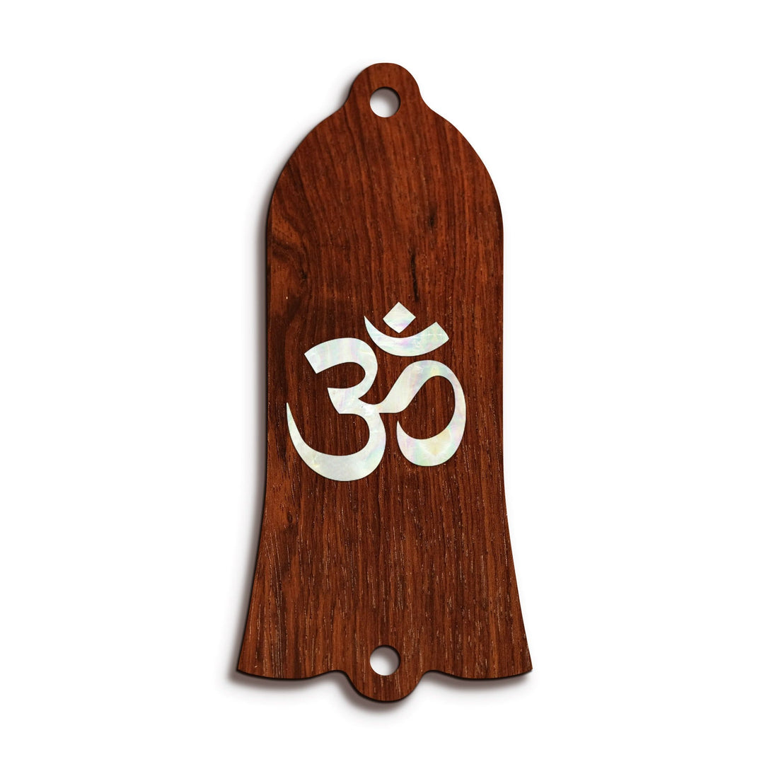 GibsonbyThalia Truss Rod Cover Gibson Truss Rod Cover | Shape T1 - Fits Gibson Guitars Pearl Om / Indian Rosewood