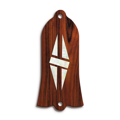 GibsonbyThalia Truss Rod Cover Gibson Truss Rod Cover | Shape T1 - Fits Gibson Guitars Split Double Diamond / Rosewood