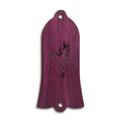 GibsonbyThalia Truss Rod Cover Gibson Truss Rod Cover (Traditional) | Shape T22 - Fits Gibson Guitars Hummingbird / Purpleheart