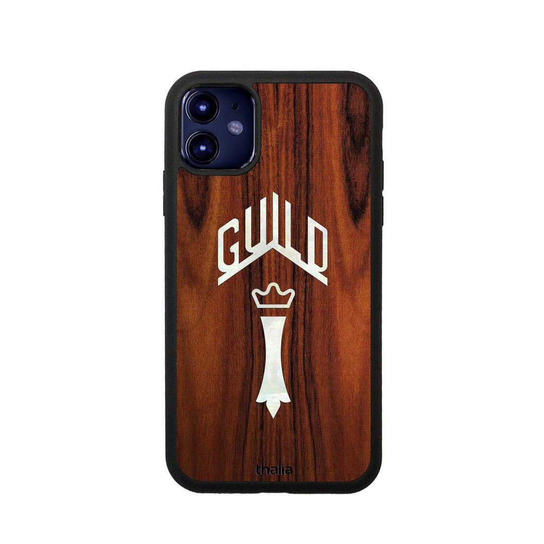 GuildbyThalia Phone Case Santos Rosewood & Guild Chesterfield Pearl Logo | Phone Case iPhone 11