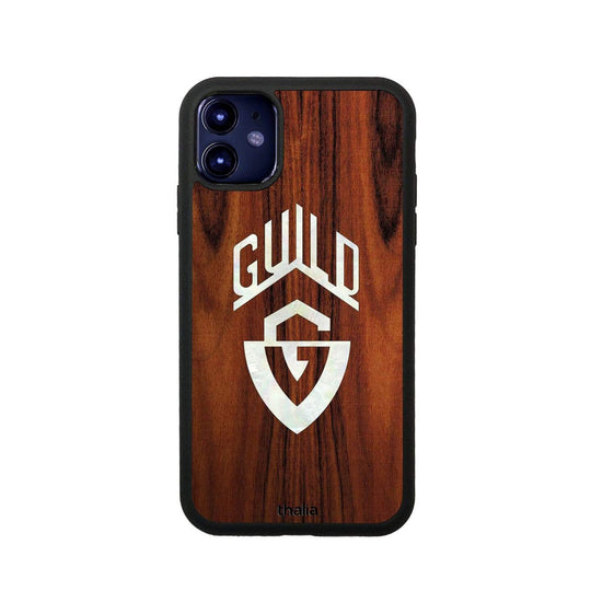 GuildbyThalia Phone Case Santos Rosewood & Guild G-Shield Pearl Logo | Phone Case iPhone 11