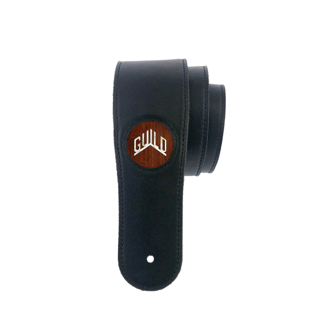 GuildbyThalia Strap Guild Pearl Logo | Italian Leather Strap Santos Rosewood / Black / Standard