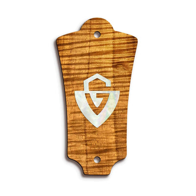 GuildbyThalia Truss Rod Cover Custom Truss Rod Cover | Shape T2 - Fits Most Guild Guitars G-Shield / AAA Curly Koa