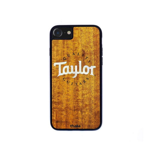 TaylorbyThalia Phone Case AAA Curly Hawaiian Koa & Taylor Pearl Logo | iPhone Case iPhone 12 Pro Max