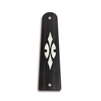 TaylorbyThalia Truss Rod Cover Classic Taylor Inlay Truss Rod Cover | Shape T14 - Fits 2 Hole Taylor Guitars 700 Series Reflections / Black Ebony