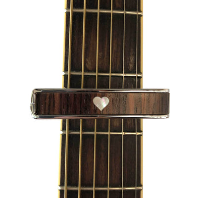 Thalia B-STOCK B-STOCK Capo | Deluxe 24K Gold / Indian Rosewood & Pearl Heart (Treble)