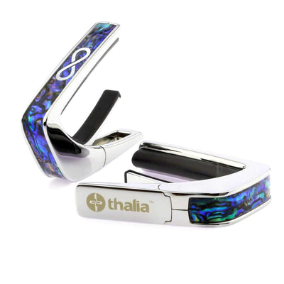 Thalia B-STOCK B-STOCK Capo | Deluxe Chrome / Blue Abalone & Infinity