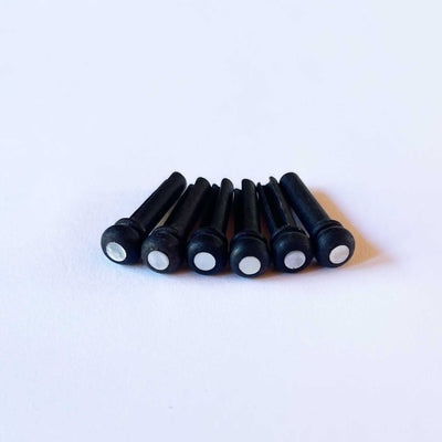 Thalia Bridge Pins Pearl Inlaid Ebony Bridge Pins