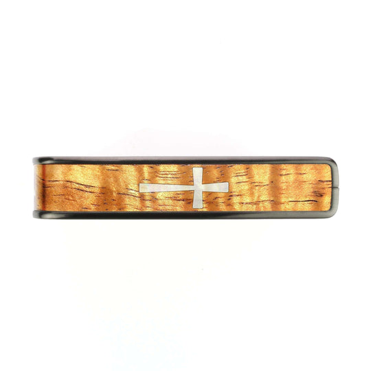 Thalia Capo AAA Grade Curly Hawaiian Koa & Pearl Cross | Capo