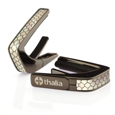 Thalia Capo Dragon Scales | Deluxe Capo Black Chrome / Mother of Pearl