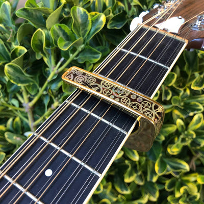 Thalia Capo Golden Gears on Tiger Rye | Limited Edition 24K Gold