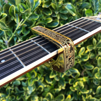 Thalia Capo Golden Gears on Tiger Rye | Limited Edition 24K Gold