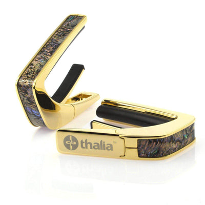 Thalia Capo Paua Heart | Capo 24K Gold