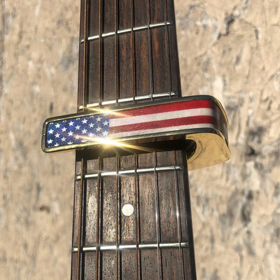 Thalia Capo Stars & Stripes | Deluxe Capo 24K Gold