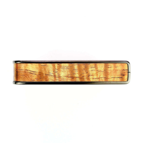 Thalia Custom Capo AAA Grade Curly Hawaiian Koa | Black Friday Capo Black Chrome / Vintage Blonde