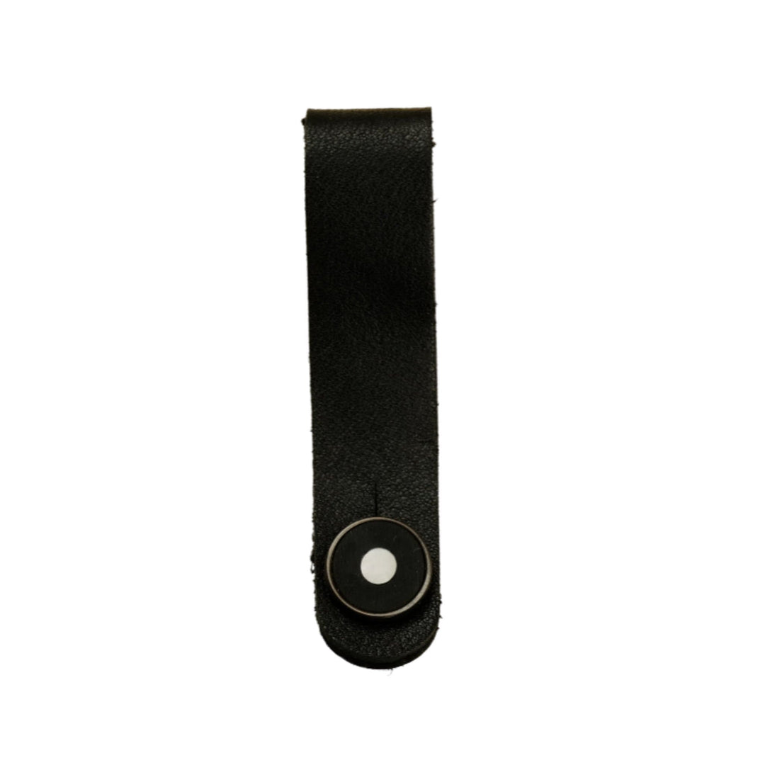Thalia Leather Strap Tie Mother of Pearl & Exotic Wood | Leather Headstock Strap Tie