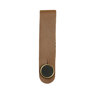 Thalia OCU Black Ebony | Leather Strap Tie Brown / Gold / Headstock