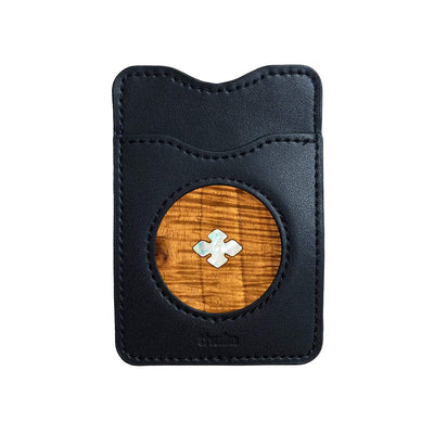 Thalia Phone Wallet Pearl Diamond | Leather Phone Wallet AAA Curly Koa