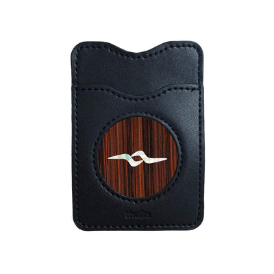 Thalia Phone Wallet Pearl Koa | Leather Phone Wallet Indian Rosewood