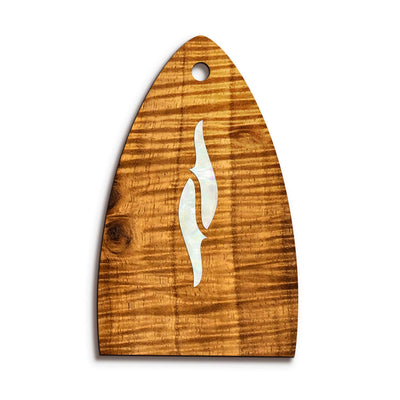 Thalia Truss Rod Cover Custom Truss Rod Cover | Shape T12 - Fits Many PRS Guitars Element / AAA Curly Koa